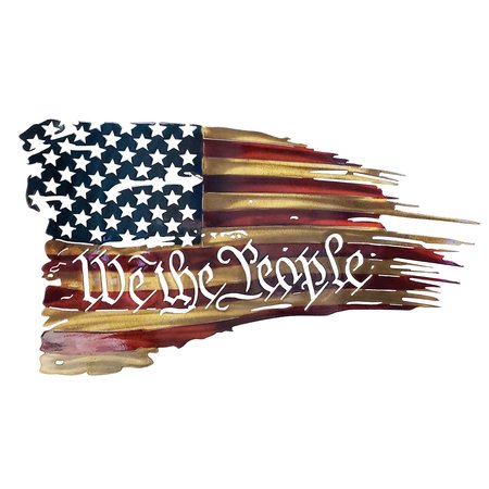 NEXT INNOVATIONS We The People Tattered Flag Wall Art 101210146